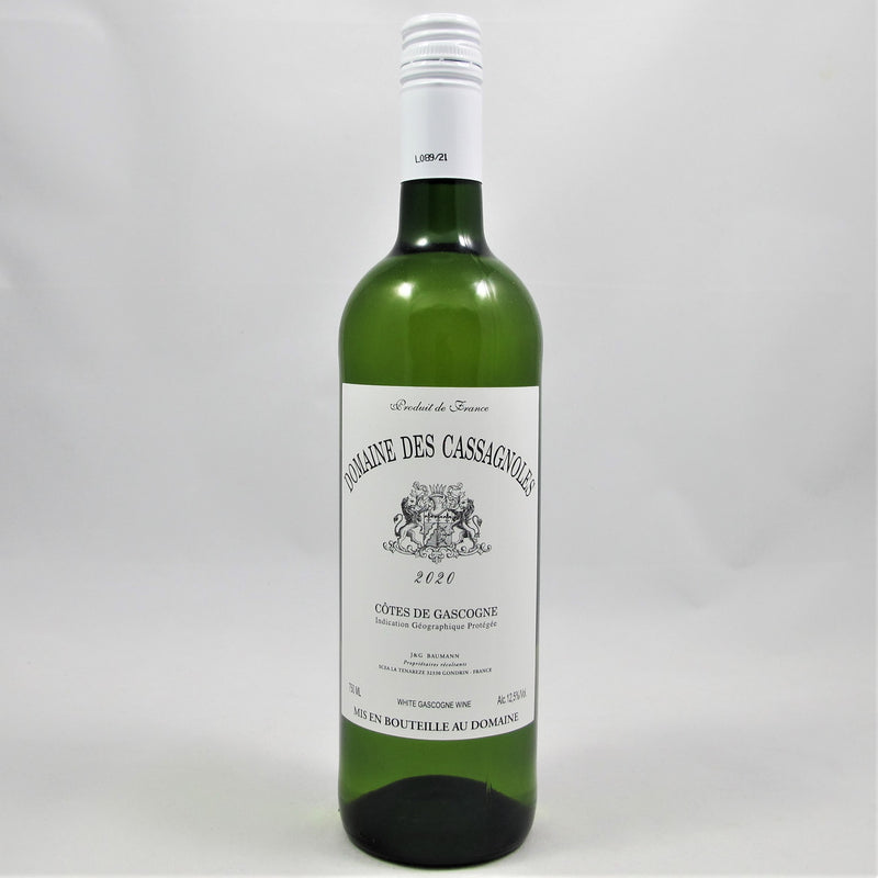 Domaine des Cassagnoles Vin de Pays des Cotes de Gascogne Blanc 2020